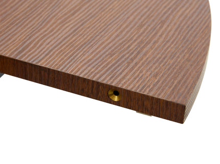 Extendable Round Dining Table - Walnut
