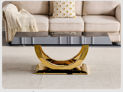 Rectangular Coffee Table With Base
