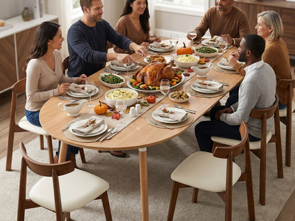 3 In 1 Extendable Dining Table - Wood