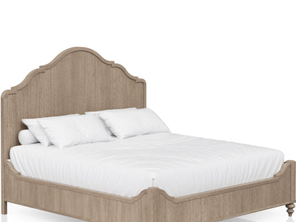 Elegant Design Panel Bed With Transitional Casual Design
