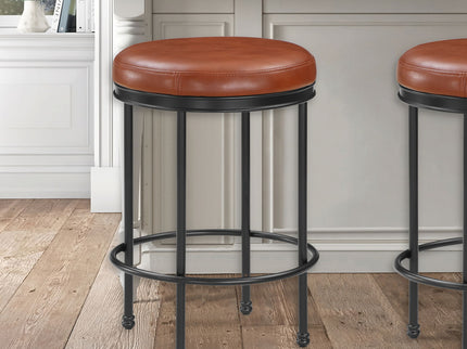 Michael - Backless Counter Height Stool - Caramel