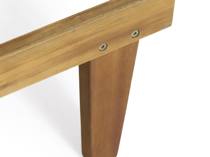 Ariana - Wood Chaise Lounge With Cushion