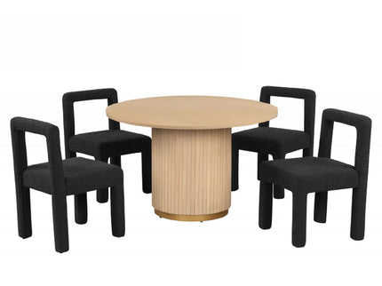 Dining Chairs With Square Open Back (Set of 2)