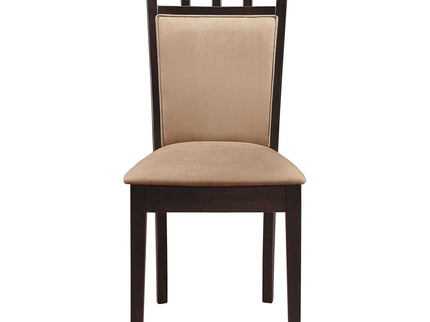 Gianna - 5 Piece Dining Set With Oval Table And Side Chairs - Cappuccino