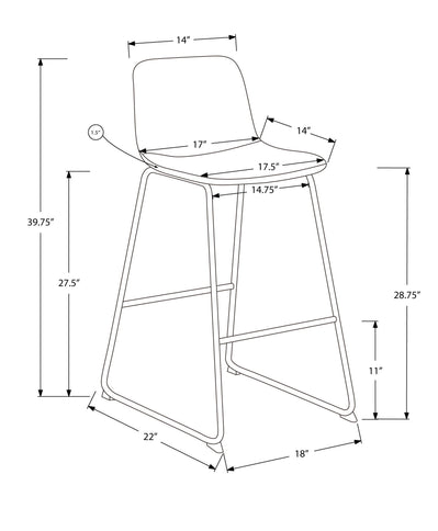 Office Chair, Bar Height, Standing, Computer Desk, Work, Look, Contemporary, Modern
