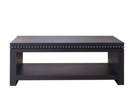 Modern Coffee Table With Beaded Trim