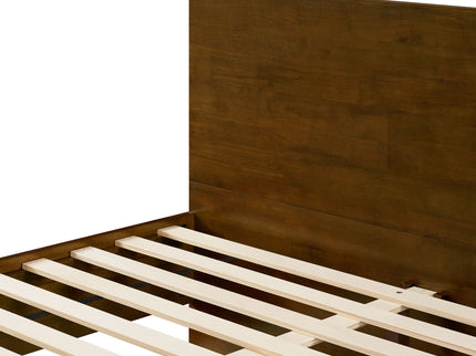 Platform Bed Frame With Footboard Storage