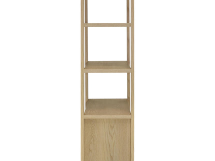 Susac - 3 Piece Entertainment Center With TV Stand And Media Towers - Light Oak