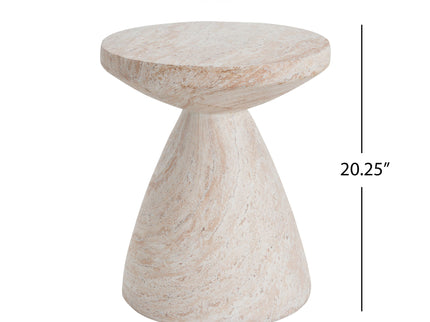 Outdoor / Indoor Lightweight Concrete Side Table