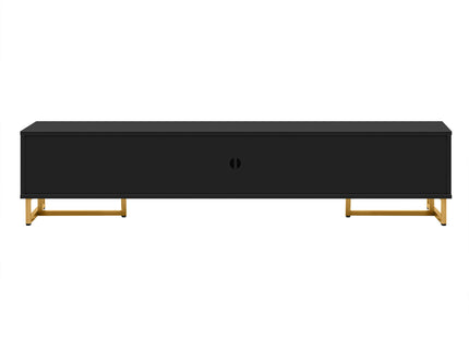 TV Media Console Table, TV Stand With Storage For Living Room - Black