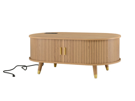 TV Stand & Coffee Table Set With Charging Station