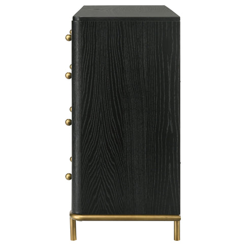 Anser - 8 Drawer Dresser - Black