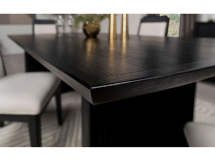 Mason - Removable Extension Leaf Dining Table - Black