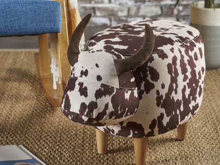 Cow Shaped Ottoman Footstool
