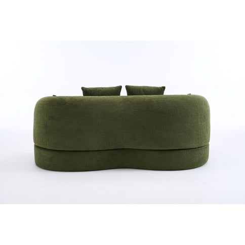 Foldable Sofa Bed, Boneless Couch Convertible Sleeper With 4 Pillows