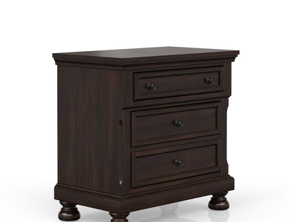 Nightstand Two Storage Drawers