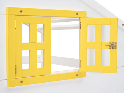 Bunk Bed With Playhouse Roof And Window