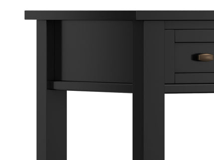 Warm Shaker - Writing Desk With Drawers - Black
