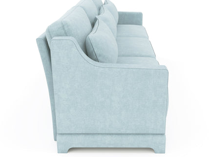 Elegant Sofa With Ergonomic Design And Lumbar Pillows