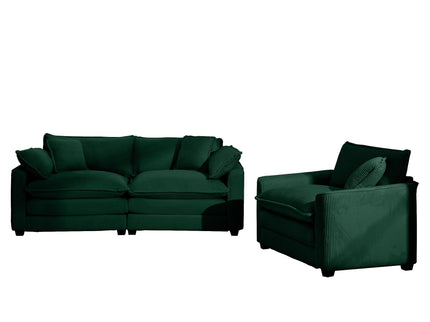 Elegant Oversized Sectional Sofa Set With Deep Seats And Flexible Layout