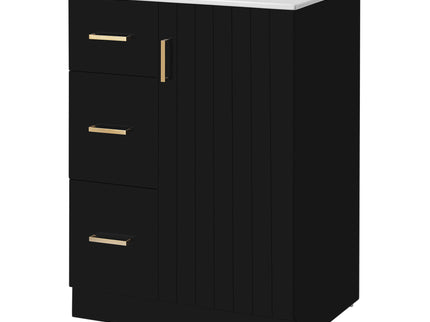 Bathroom Vanity With Under Mount Sink, 2 Drawers And Soft Closing Door