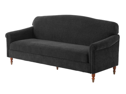 Loveseat Sofa, 2 Seater Couch With Rolled Arms