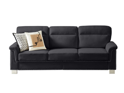 3 Seater Elegant Stationary Sofa