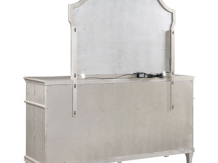 Colwood - 9 Drawer Dresser With Mirror - Silver