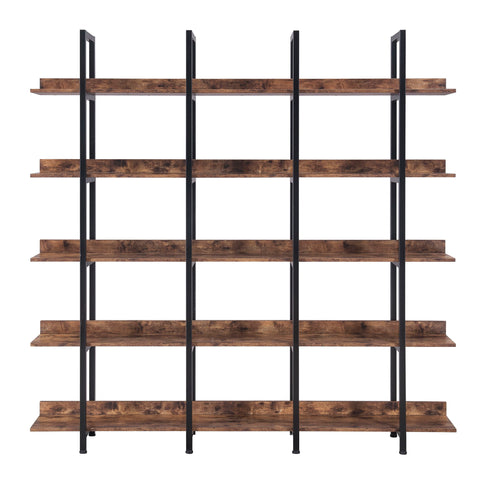 Vintage Industrial 5 Tier Bookcase