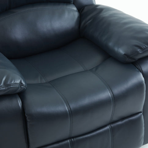 Charlotte - Gel Glider Recliner - Blue