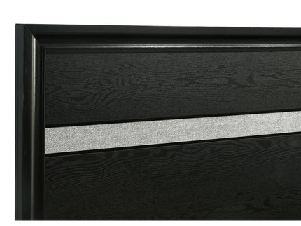Eastern - King Storage Platform Bed 2 Drawer - Black