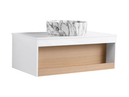 Floating Bathroom Vanity With Vessel Sink