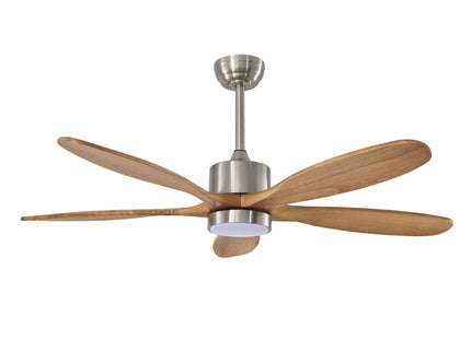 Ceiling Fan With Lights Quiet DC Motor Ceiling Fans 6 Speed Levels - Nickel