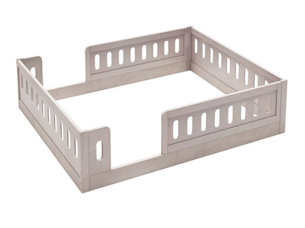 Platform Bed With Guardrail