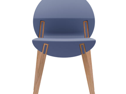 4 Piece Set Of Single Chairs With A Design Combining Modern And Traditional Elements