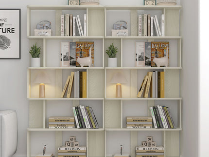 Modern 5 Tier Open Storage Bookcase