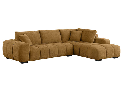 Florence - Upholstered L Shaped Sectional Sofa - Amber