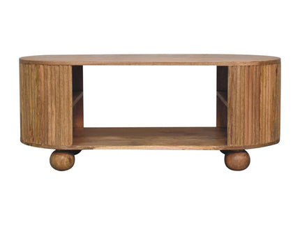 Soba - Ball Open Coffee Table - Oak