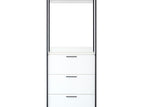 White / 3 Drawers