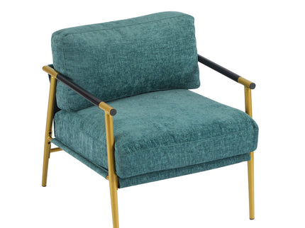 Modern Accent Chair With Cushions, Cozy Seating