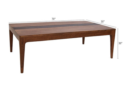 Wood Dining Table - Natural Wood / Brown