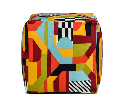 Pouf Luxury Oversized Bean Bag Cube Ottoman
