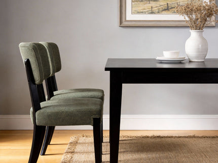 Contemporary Armless Dining Chairs (Set of 2)