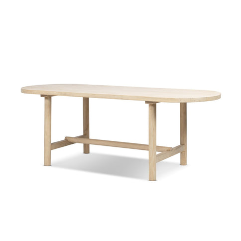 Milo - 8 Seat Oval Dining Table - Natural
