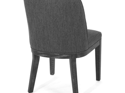 Modern Dining Chair With Durable Fabric Upholstery And Sturdy Wooden Frame (Set of 2)