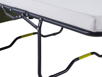 Sleeper Sofa With Foldable Mattress, USB Ports, Side Table & Storage Pocket