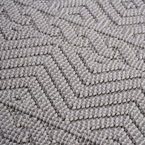 Guros - 8' X 10' Geometric Indoor / Outdoor Area Rug - White