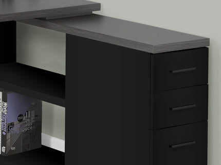 Computer Desk, Home Office, Corner, Left, Right Set - Up, Storage Drawers, L Shape, Laptop, And Contemporary & Modern