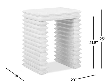 Veda - Geometric Waterfall Table