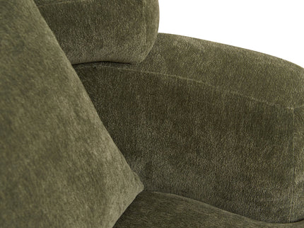 Clubchair, Bucket Chair, Decorative Sofa With Pillow, For Living Roon - Olive Green